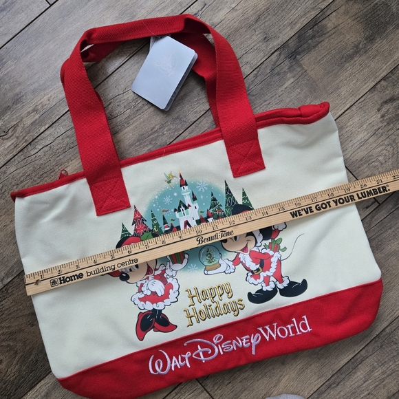 Walt Disney World Christmas Tote/bag New With Tags - Picture 3 of 11